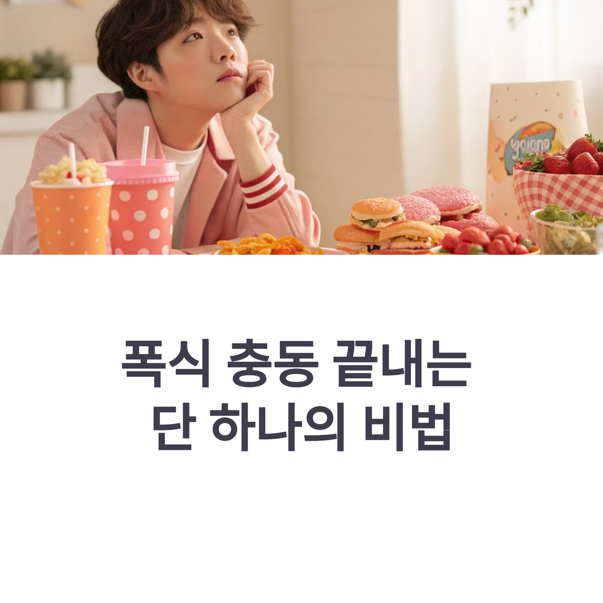 스트레스성 폭식 끝