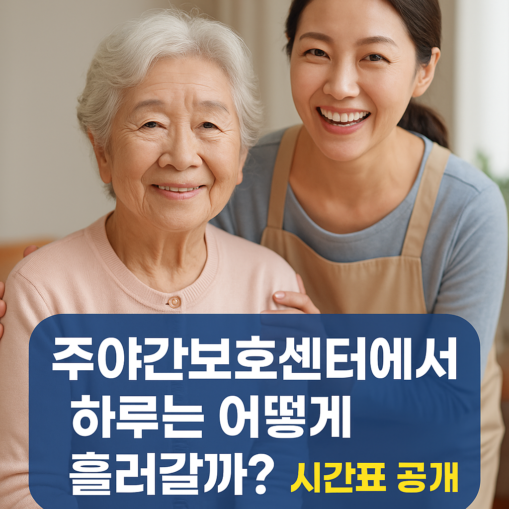 주야간보호센터 완전 정복 가이드