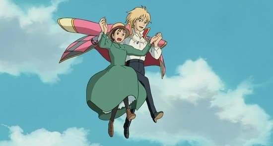 하울의 움직이는 성의 한장면