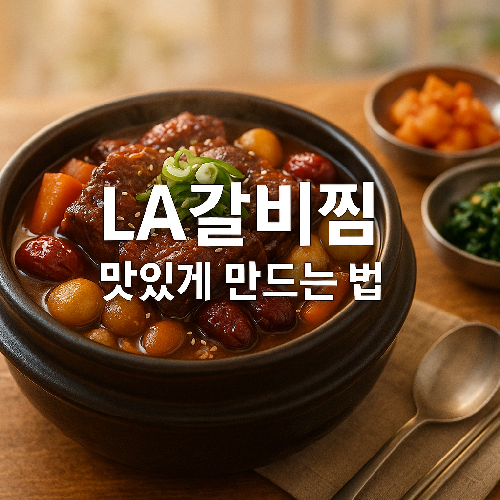 LA갈비찜 맛있게 만드는 법