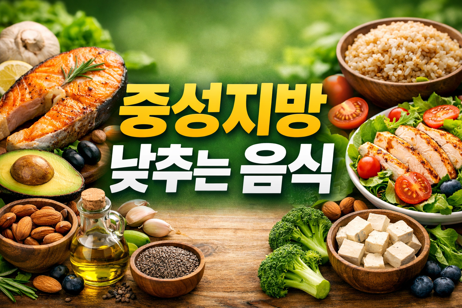 중성지방 낮추는 음식