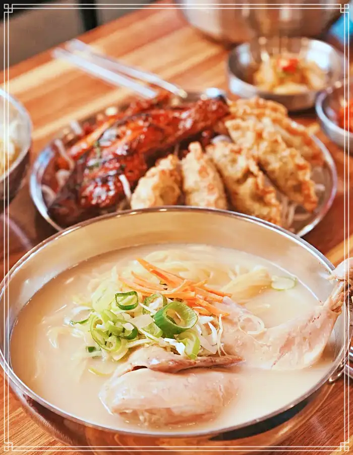 픽업 트렌드 스페셜 당진 삽교호 행담도 닭 반마리가 통으로 들어간 닭국수 맛집