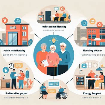고령자를 위한 주거 지원 제도 관련 이미지