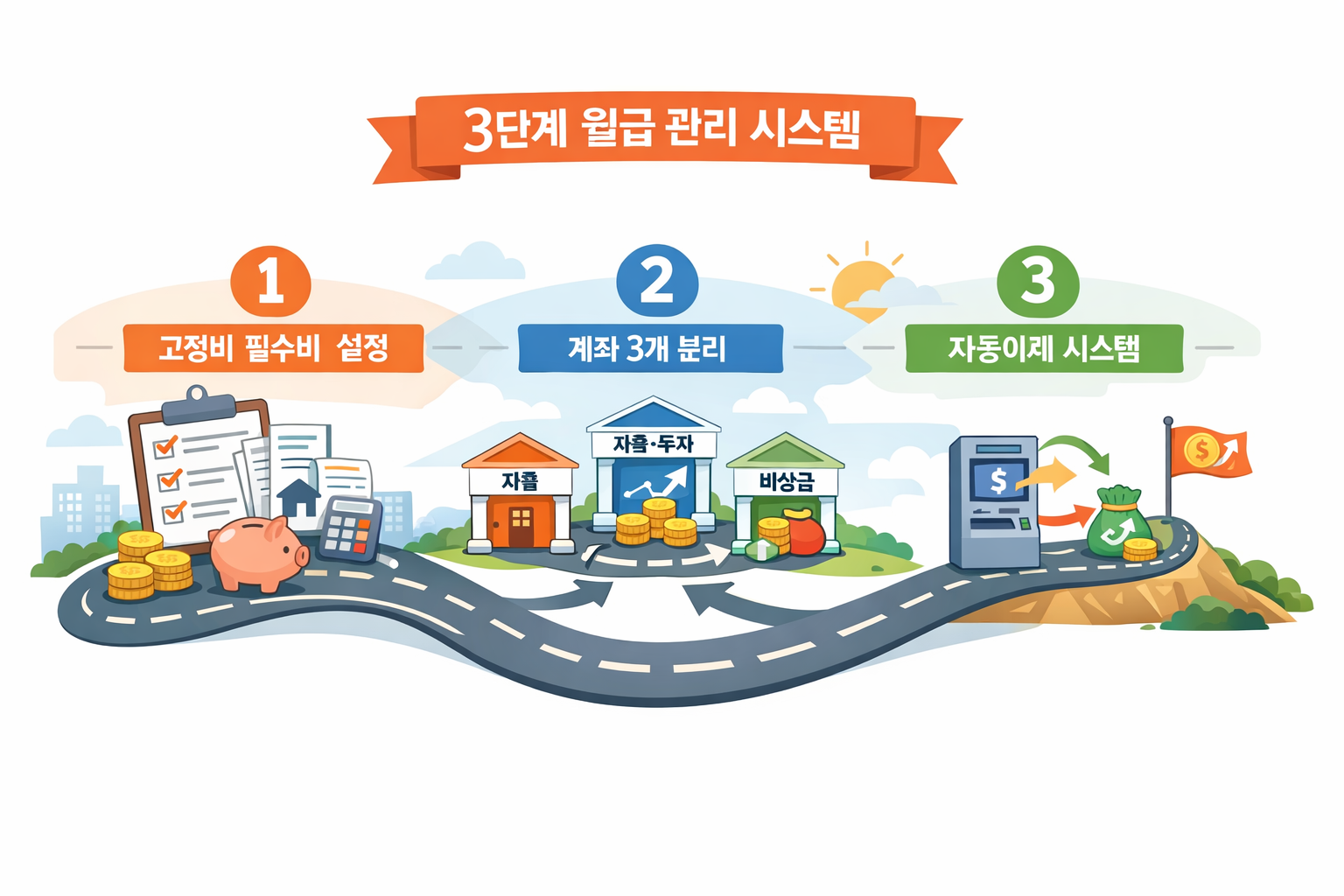 월급 곤리 3단계 시스템 이미지