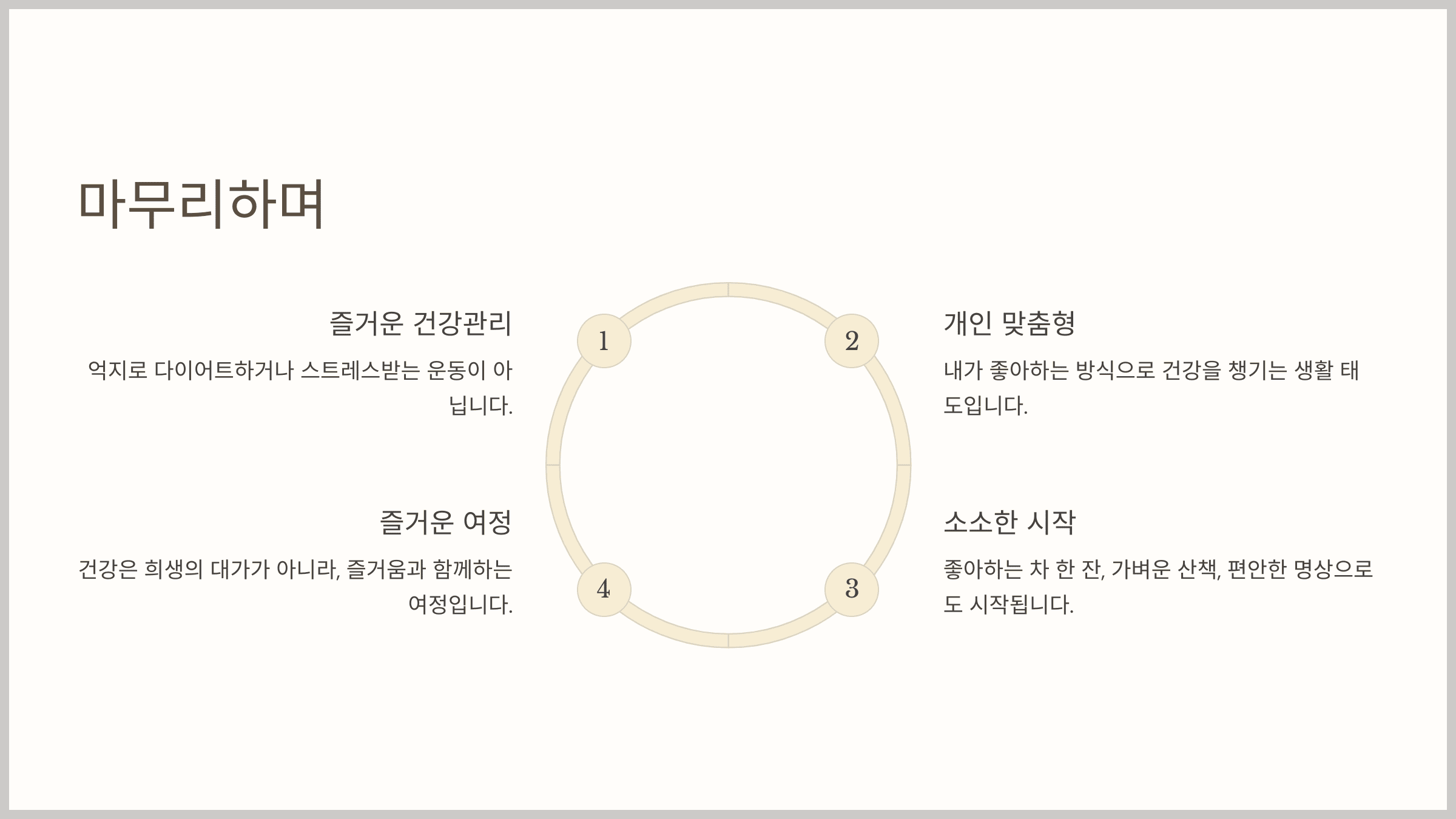 마무리하며