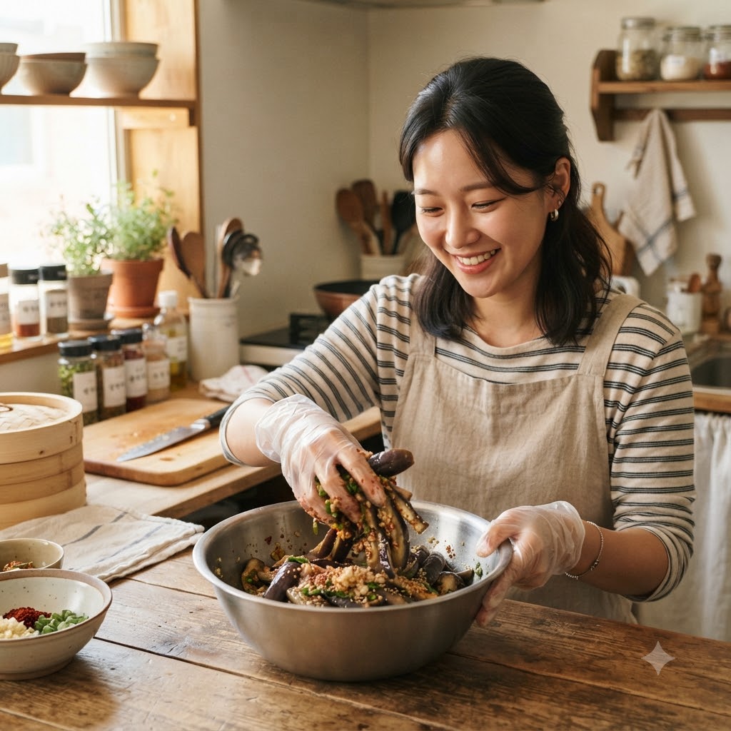 가지무침 레시피, 촉촉하고 맛있게 만드는법