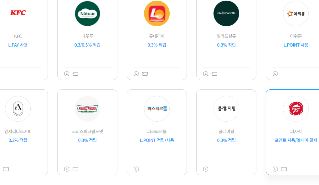포인트 사용처
