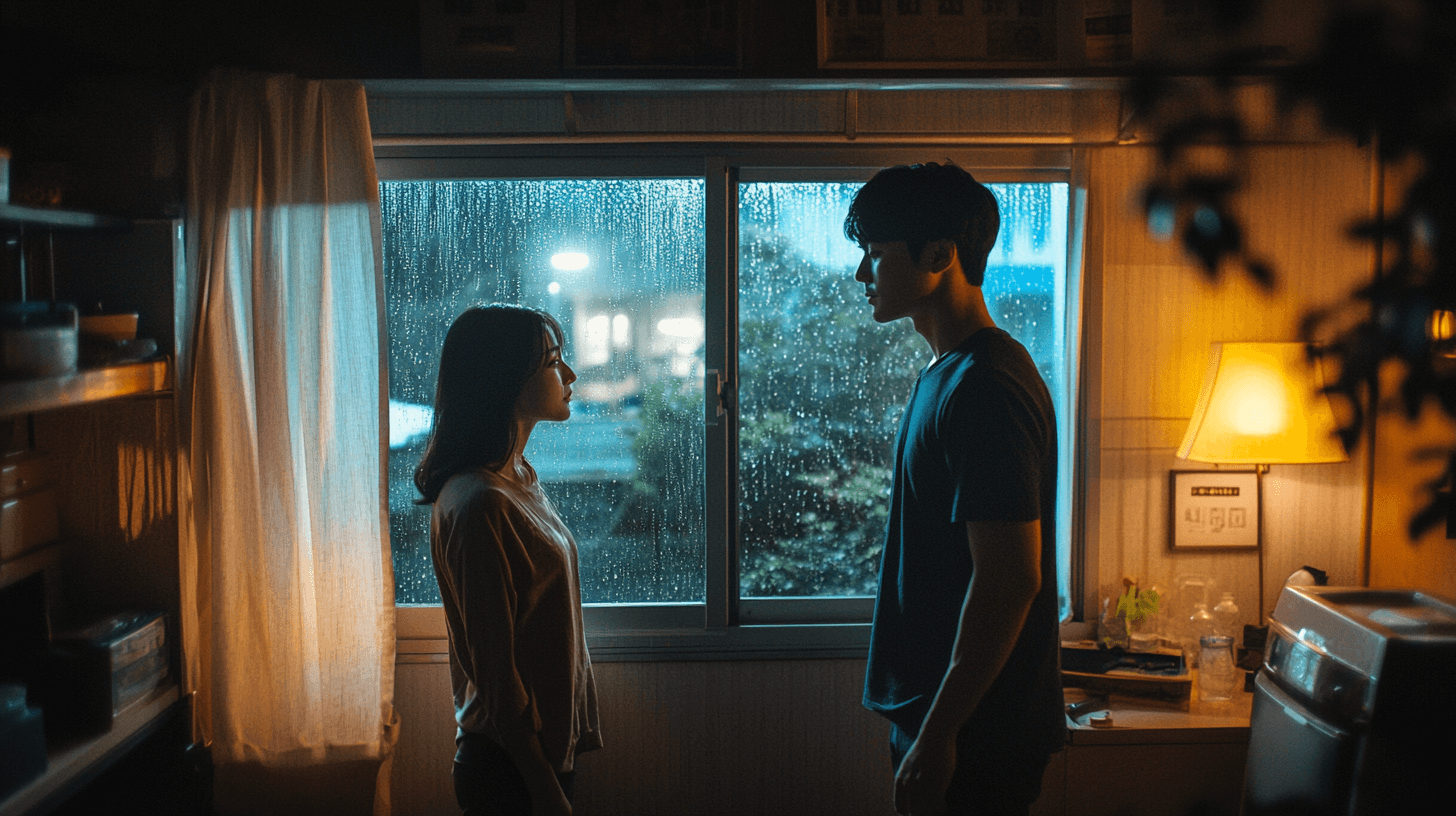 집에서-마주-보고-있는-부부-이미지