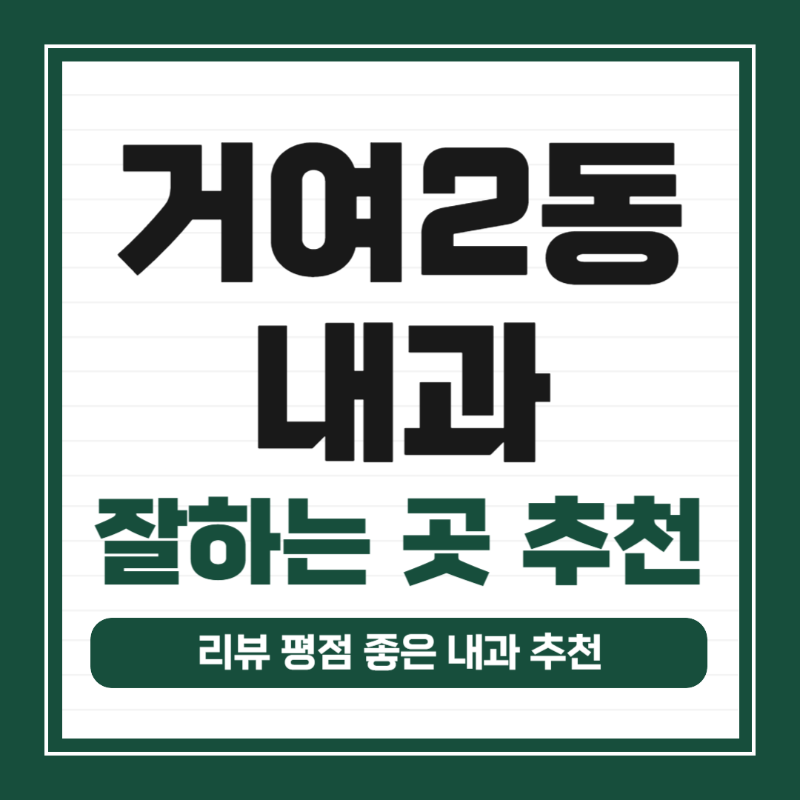 송파구 거여2동 내과 병원 감기 독감 진료 유명한 곳 잘하는 곳 추천