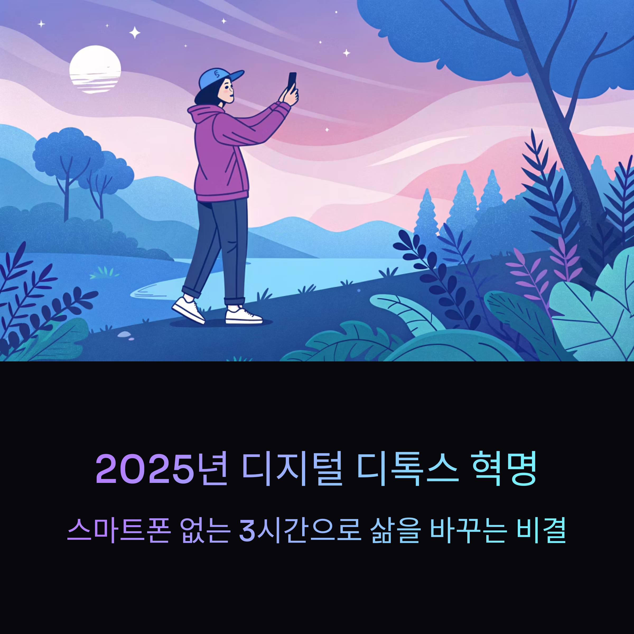 2025년 디지털 디톡스 혁명: 스마트폰 없는 3시간, 삶을 바꾸는 비결