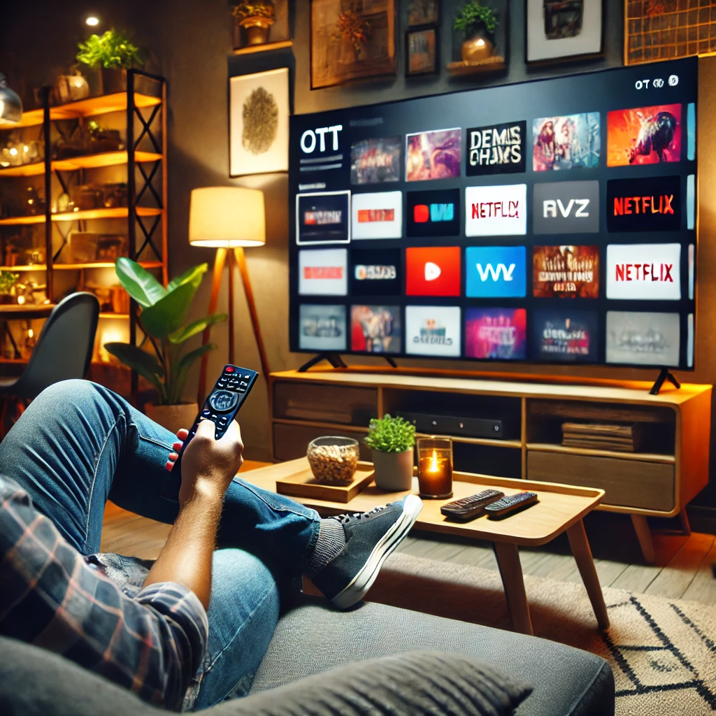 OTT 플랫폼 감상 관련 이미지