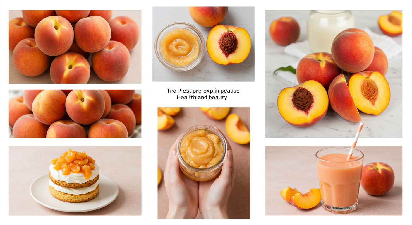 아이 간식부터 어른 디저트까지, 가족을 위한 복숭아 활용 팁