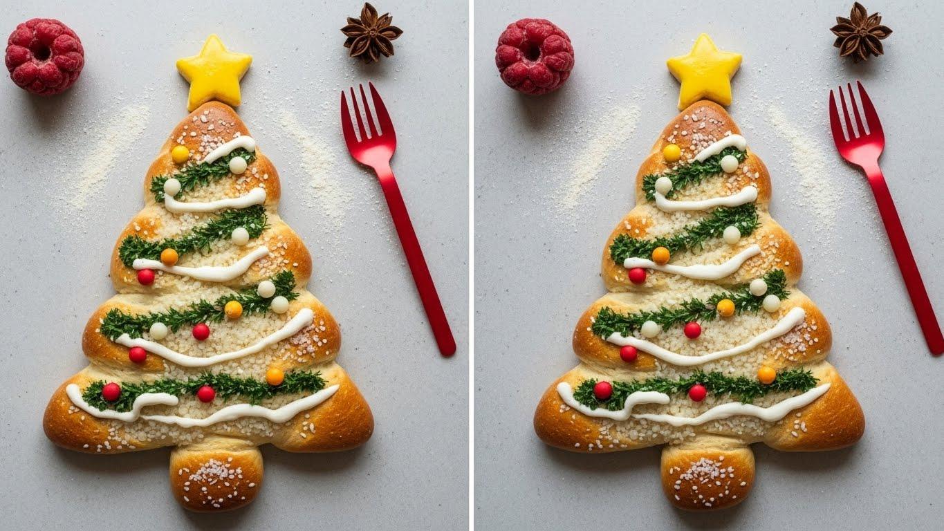 크리스마스트리빵 쌀베이킹