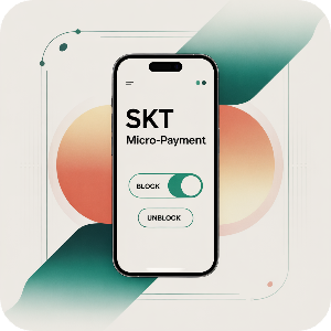 SKT 소액결제 차단&middot;해제 방법 이미지