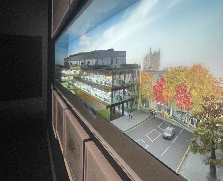 윌리스 파버 & 뒤마스 본사 단면 확대