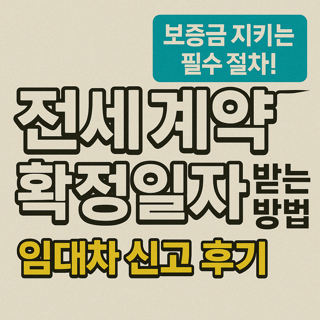 확정일자 받는방법