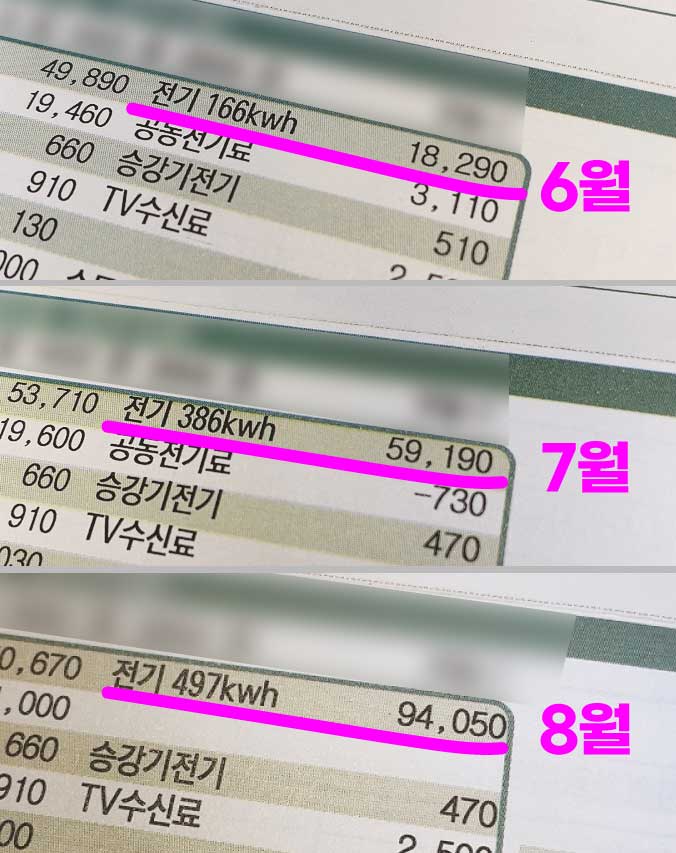 에어컨-25도-풀가동-전기세