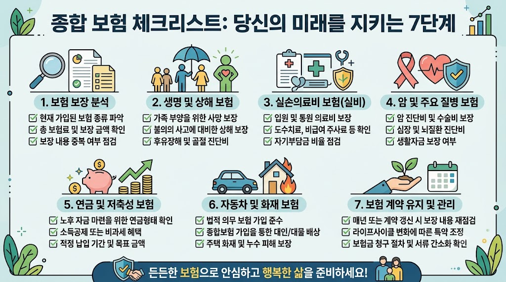 주택화재보험 가입 전 필수 보장 항목 점검 체크리스트