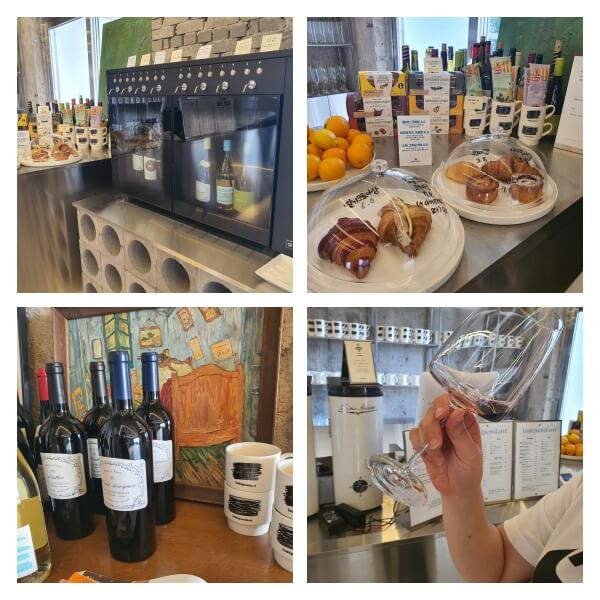 와인은 시음 후 선택 할 수 있습니다.