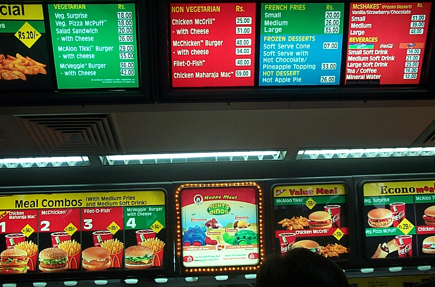 2002년 당시 메뉴판입니다. 메뉴는 가격바뀐거 말고는 그때나 지금이나 큰 차이없어요.