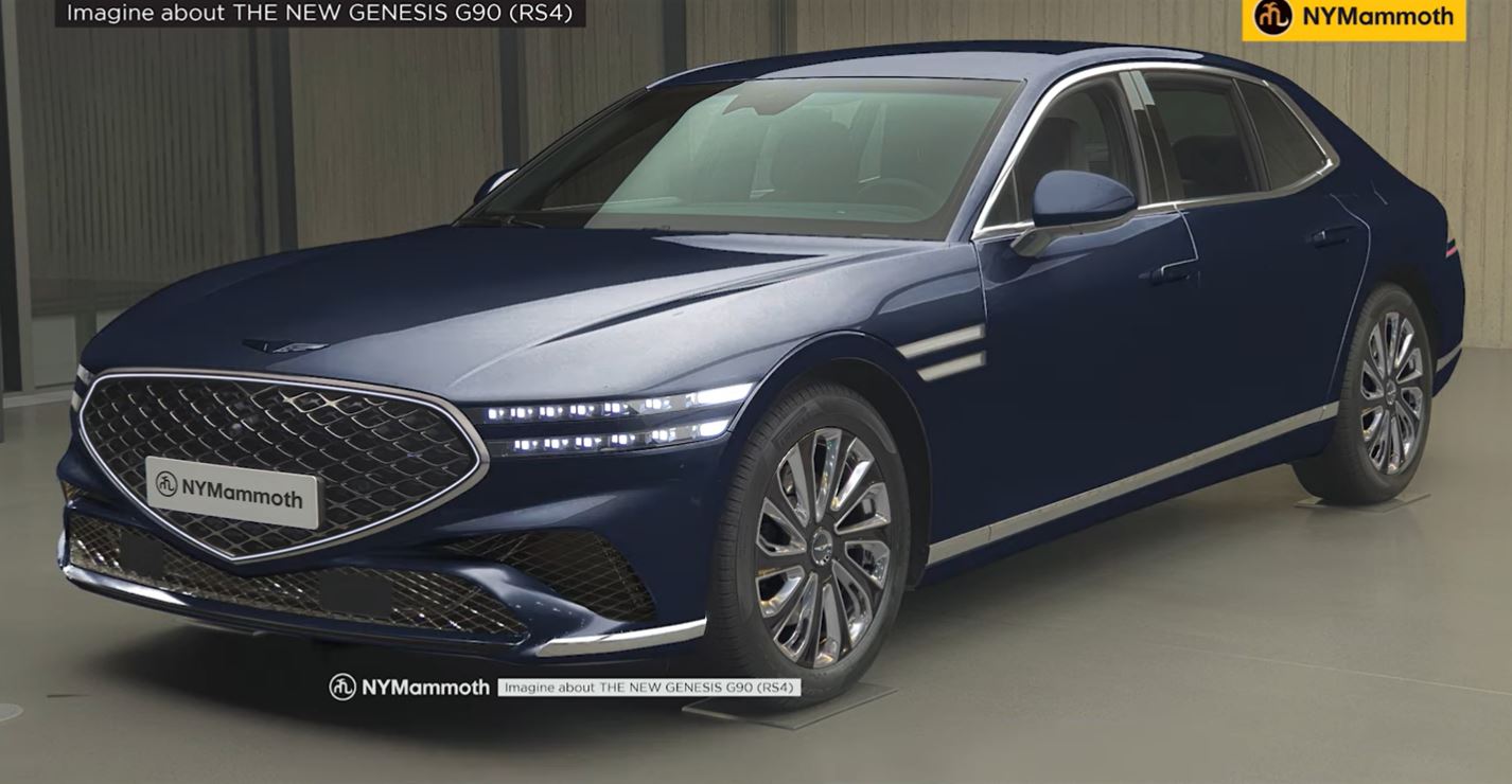 제네시스 G90 페이스리프트 예상도
