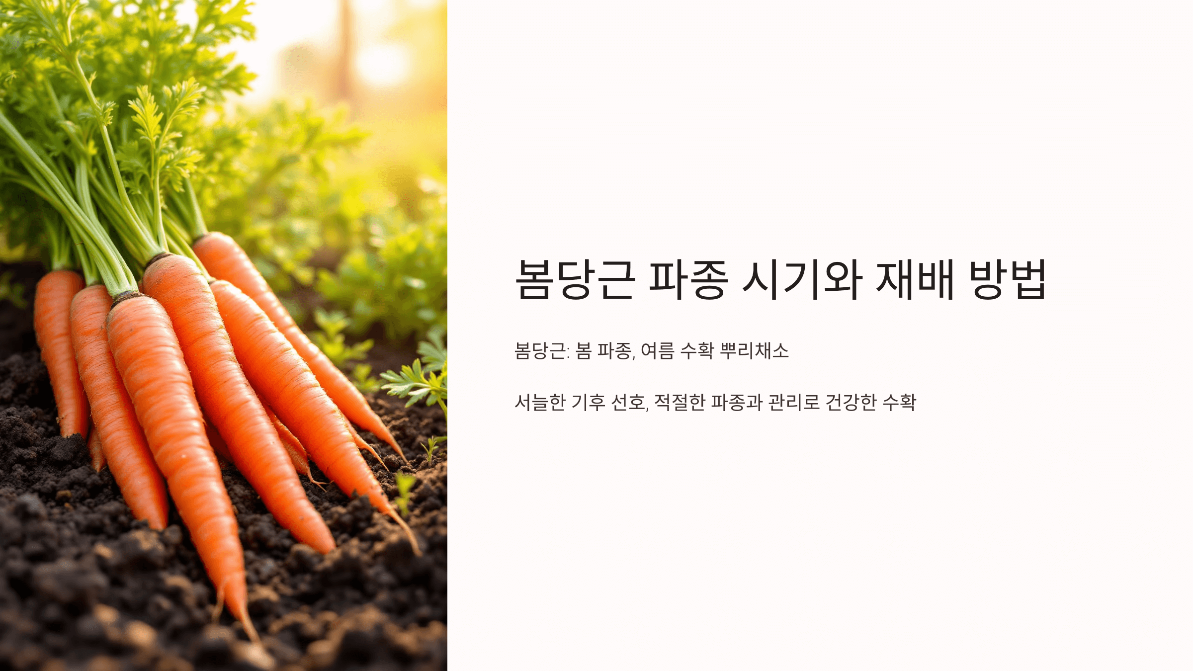 당근 사진입니다.