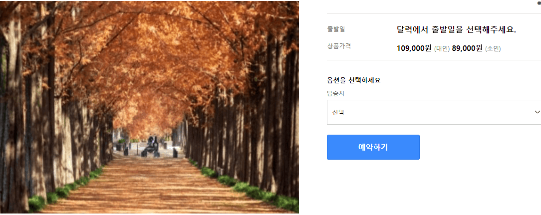 가을여행 단풍 기차여행 추천