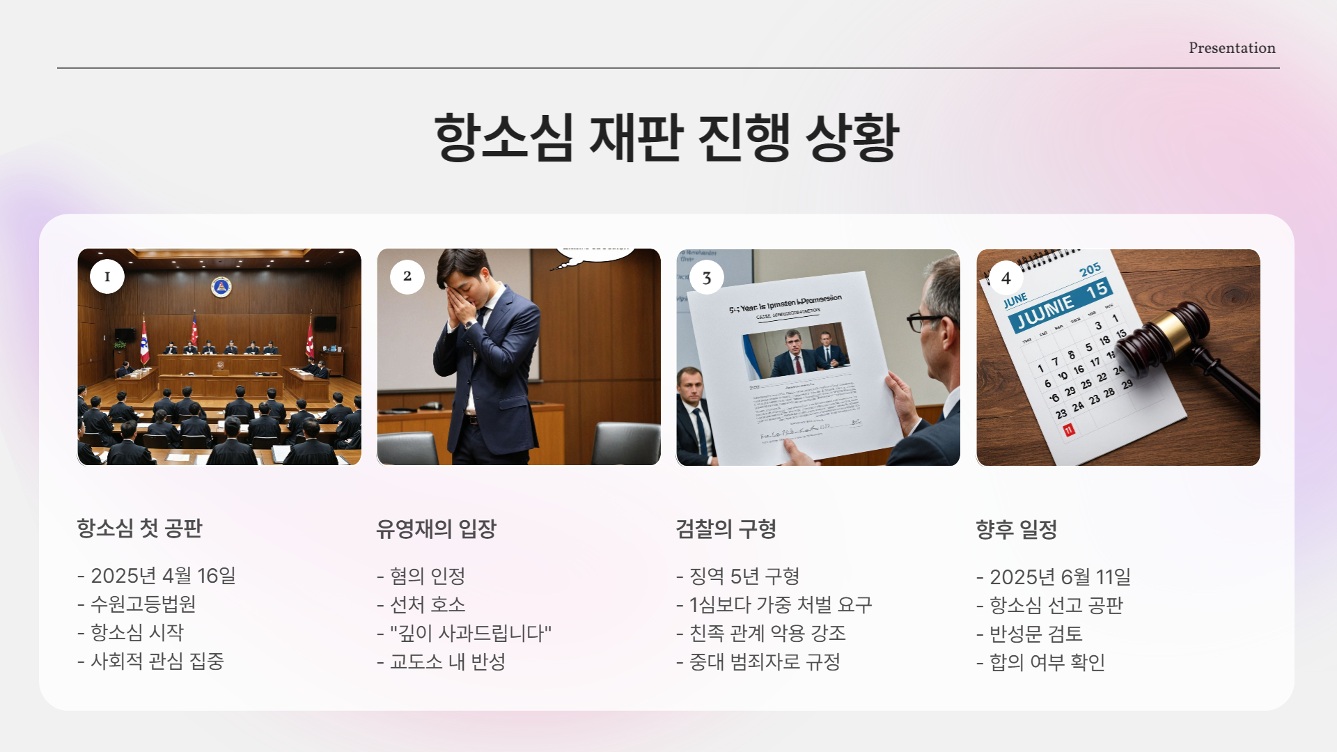 항소심, 그는 왜 다시 항소했을까?