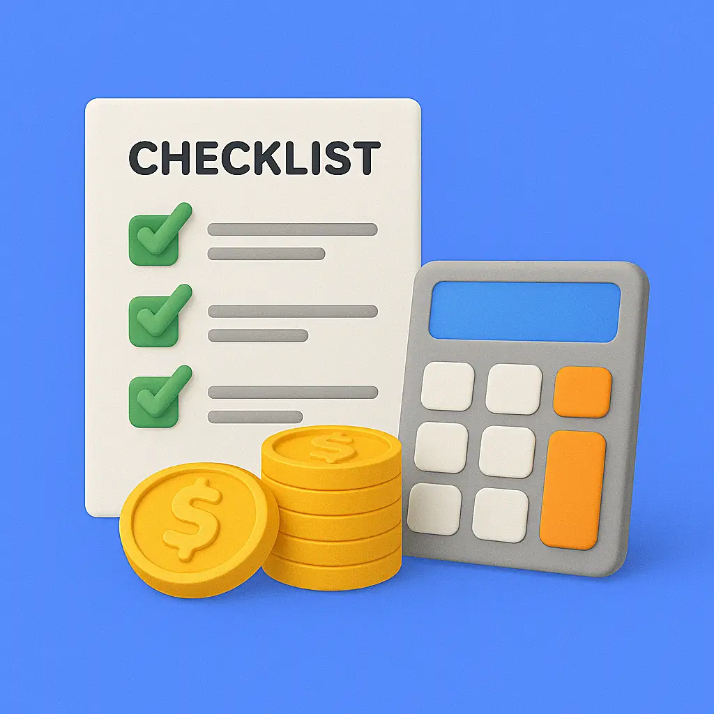 N잡 실패 원인 정리한 체크리스트 3D 일러스트