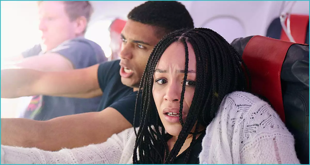 흔들리는 항공기