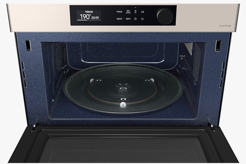 삼성전자 비스포크(BESPOKE) 큐커 오븐(35L, 직화오븐) 색상 글램 베이지