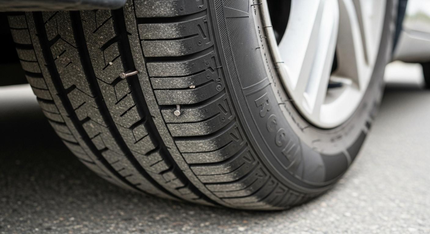 자동차 타이어 펑크 수리 비용