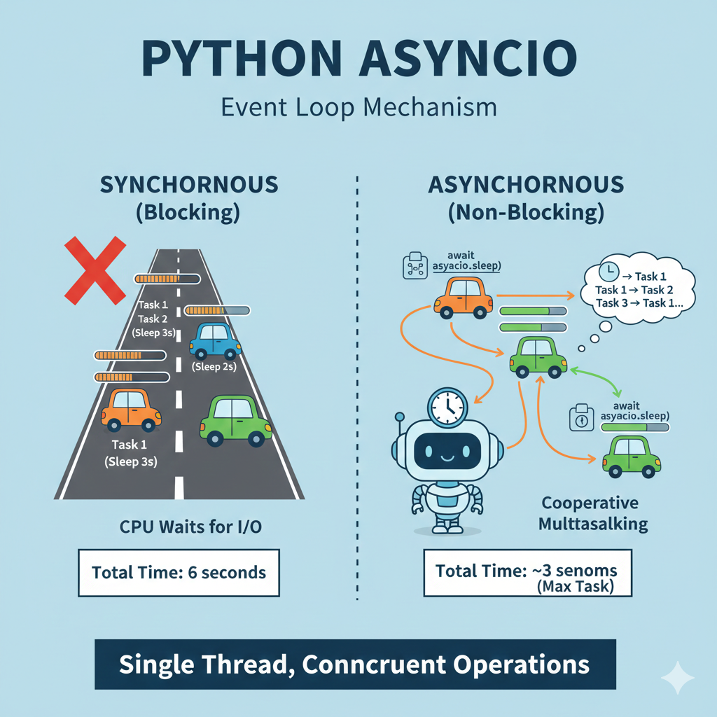 asyncio의 이벤트 루프(Event Loop) 작동 원리