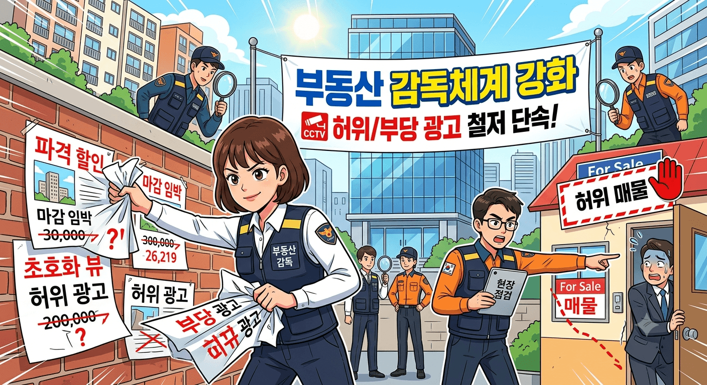 부동산 감독체계 강화 및 허위/부당 광고 단속