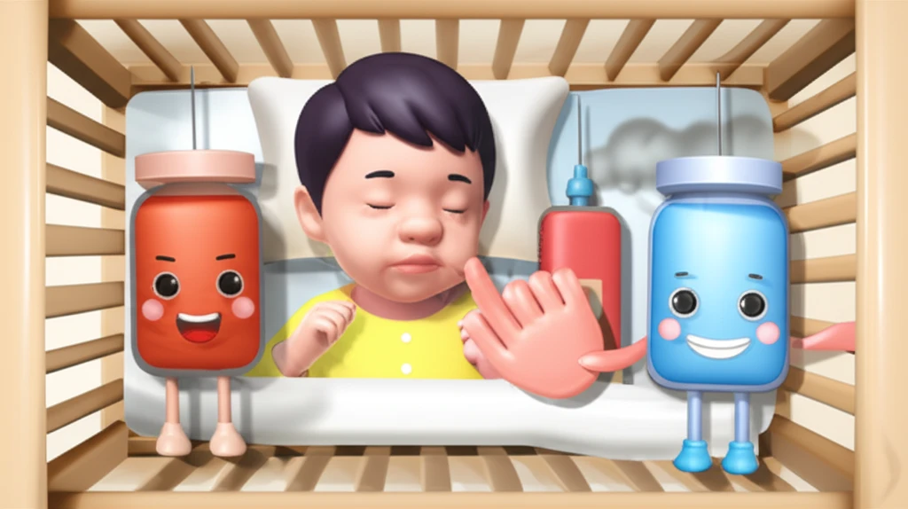 A형 독감 아기 해열제 교차복용법 성..