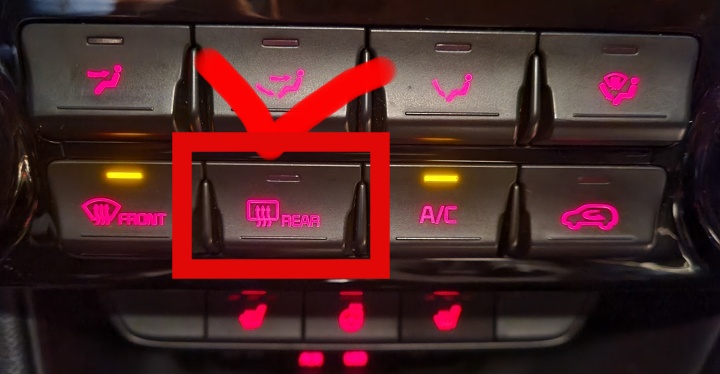 자동차앞유리습기제거-REAR버튼