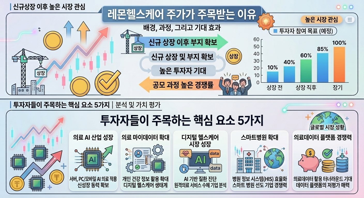 레몬헬스케어 주가 전망, 신규상장 이후 어디까지 갈까? 의료 AI 성장성 분석
