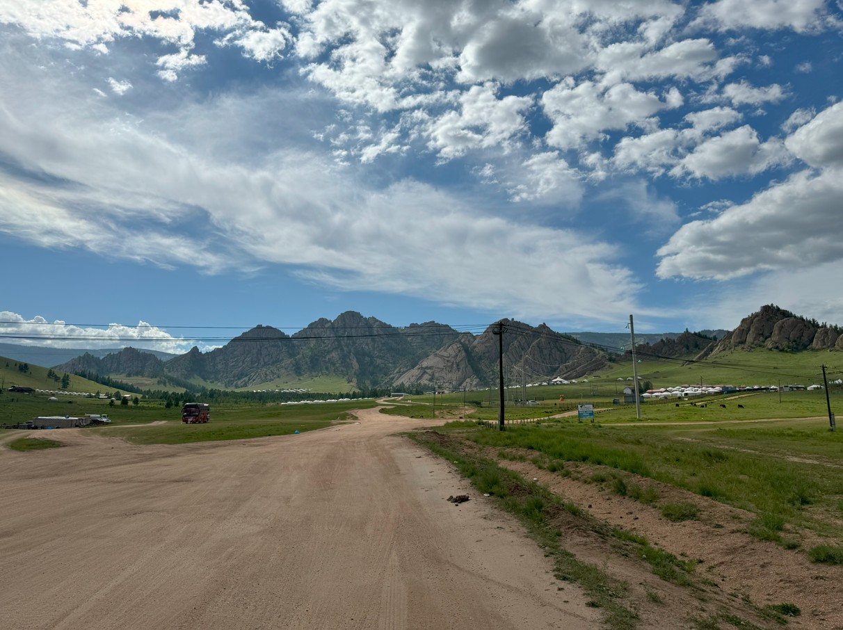 테를지 국립공원내 비포장 도로