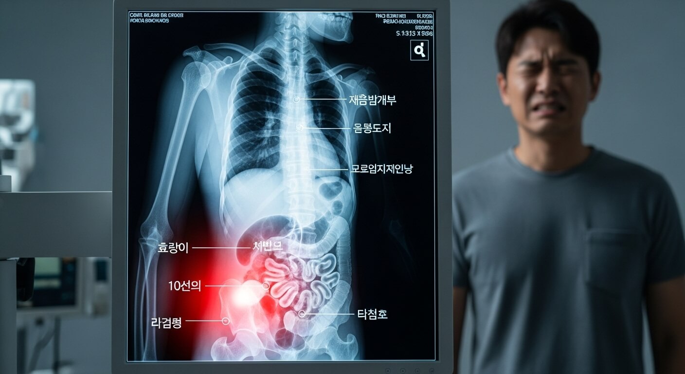 왼쪽 옆구리 통증 의심되는병