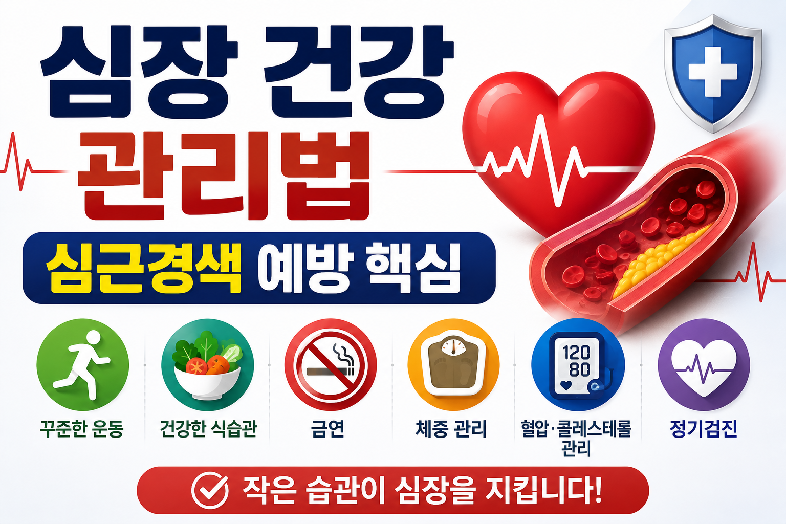 심장 건강 관리법 심근경색 예방 핵심 -사진-