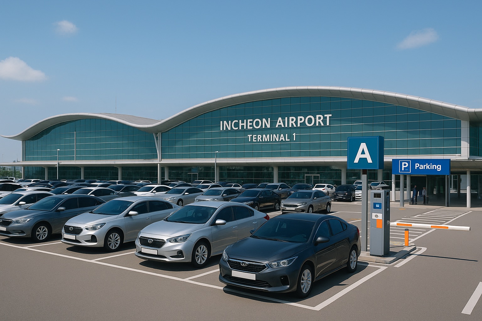 인천공항 터미널 1 주차장 이미지