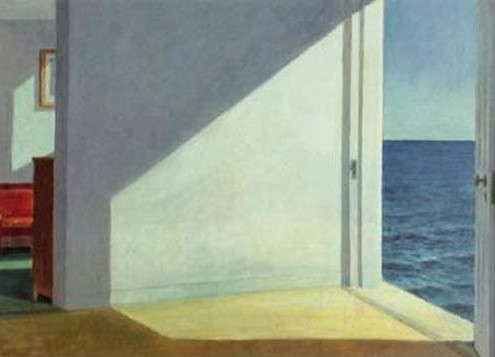 Room by the Sea 에드워드 호퍼 그림, 1951년 <바다에 면한 방>