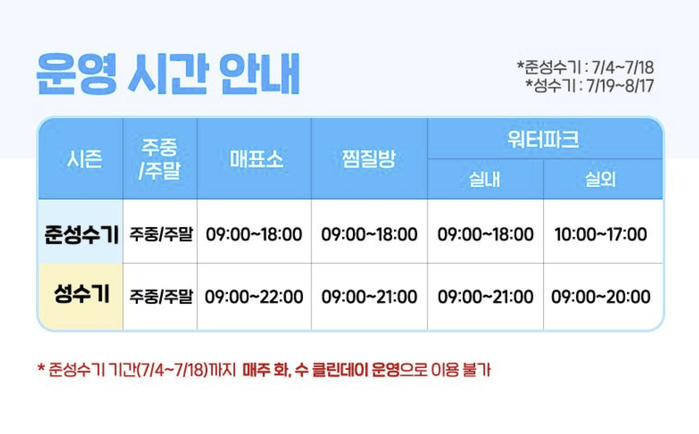 의정부 아일랜드캐슬 워터파크