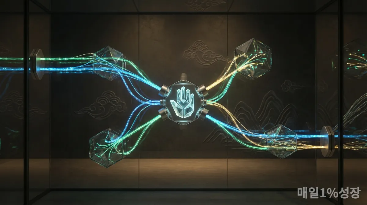 AI 감정 분석 시 개인 정보 보호와 윤리적 사용을 상징하는 이미지