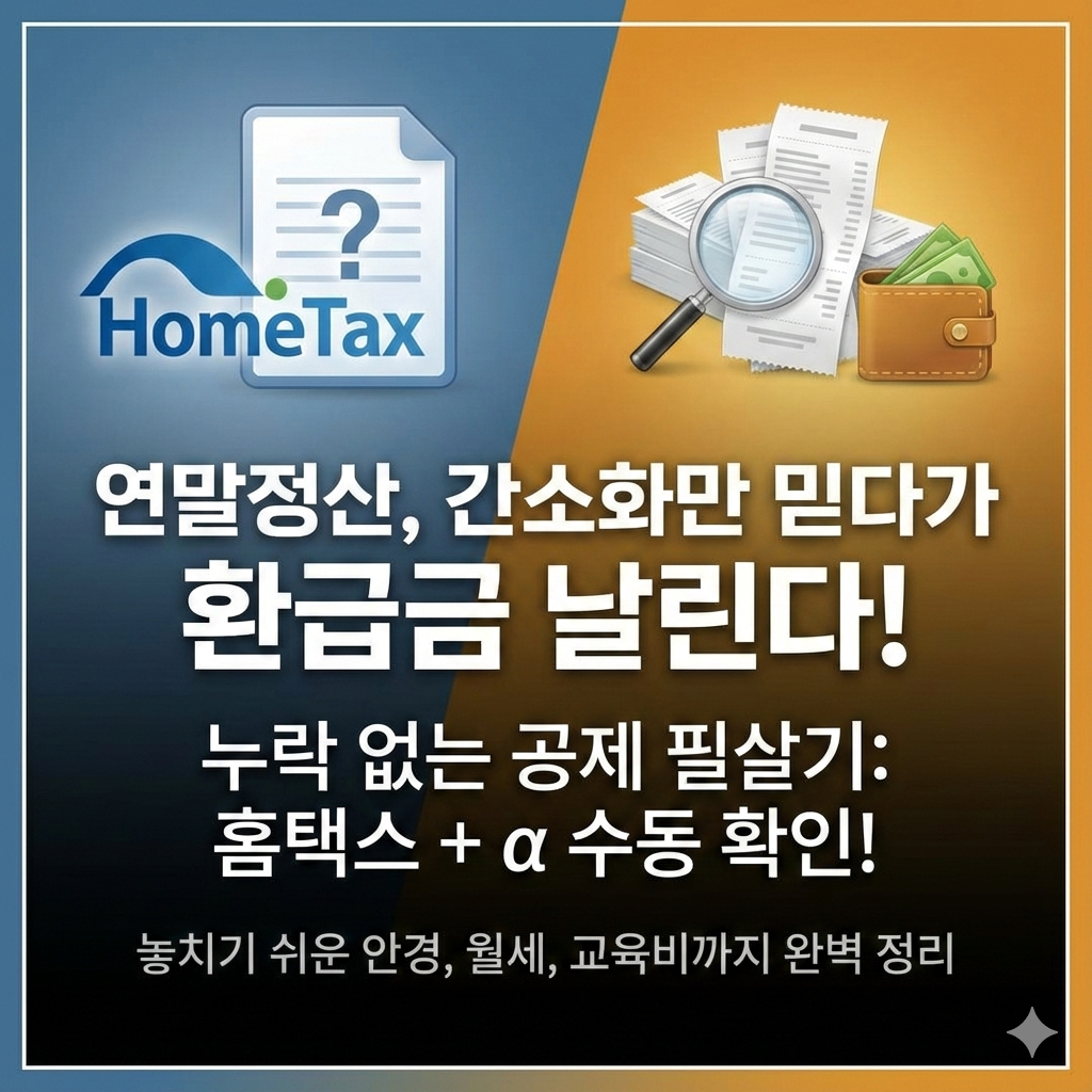 연말정산 간소화 자료 누락 없이 챙기고 환급금 지키는 실전 가이드