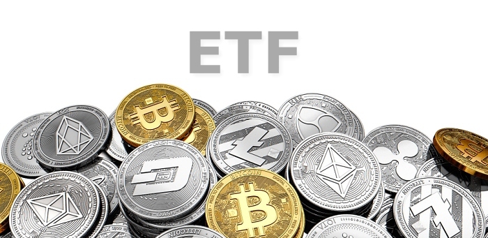 암호화폐 ETF를 나타내는 이미지입니다