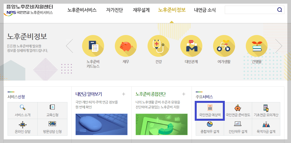 국민연금 예상수령액