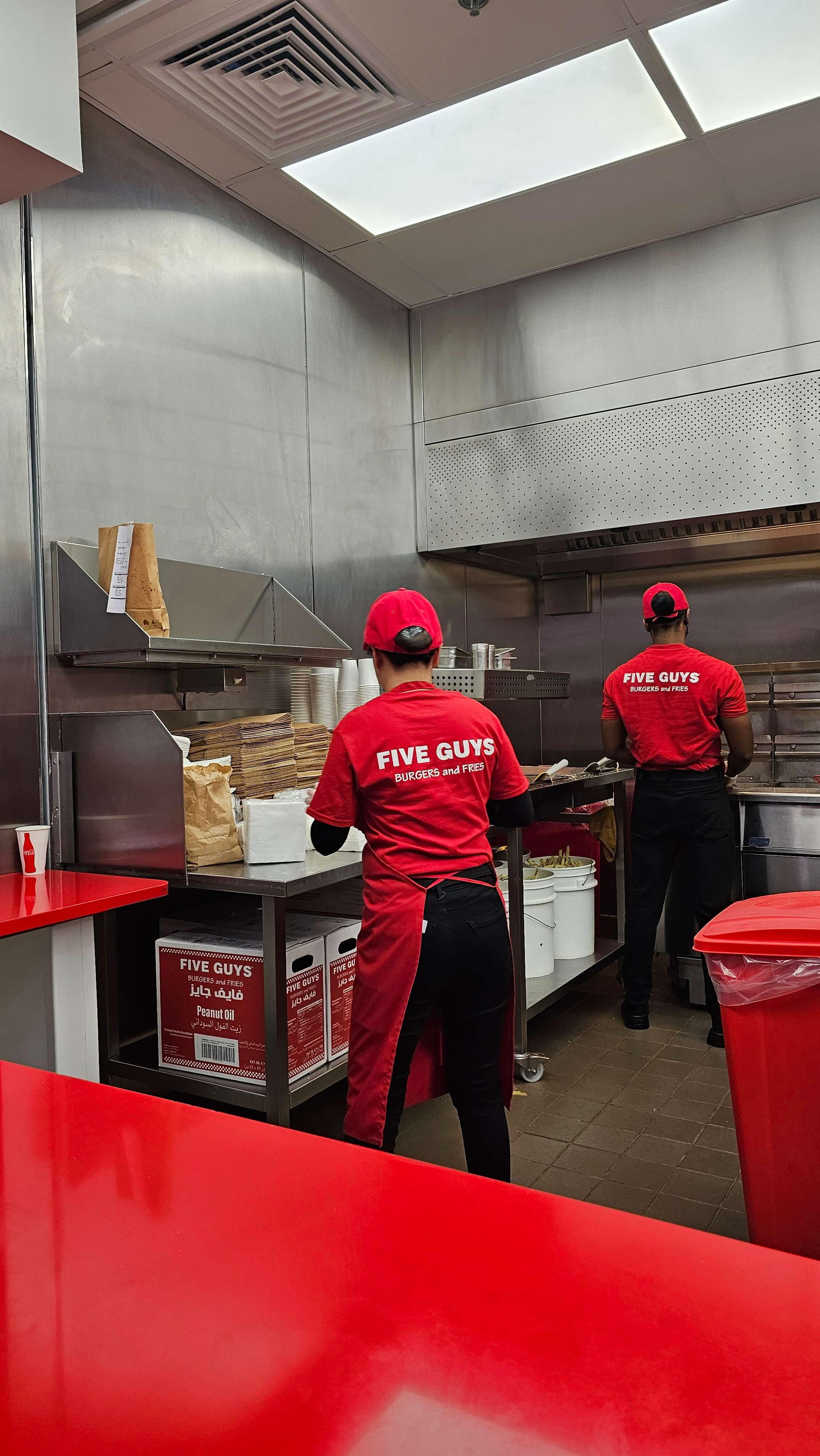 파이브가이즈 두바이몰 UAE 두바이 가격