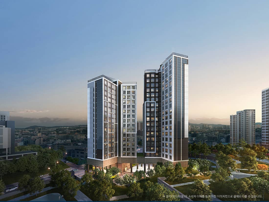 청량리역 요진 와이시티 오피스텔 투시도