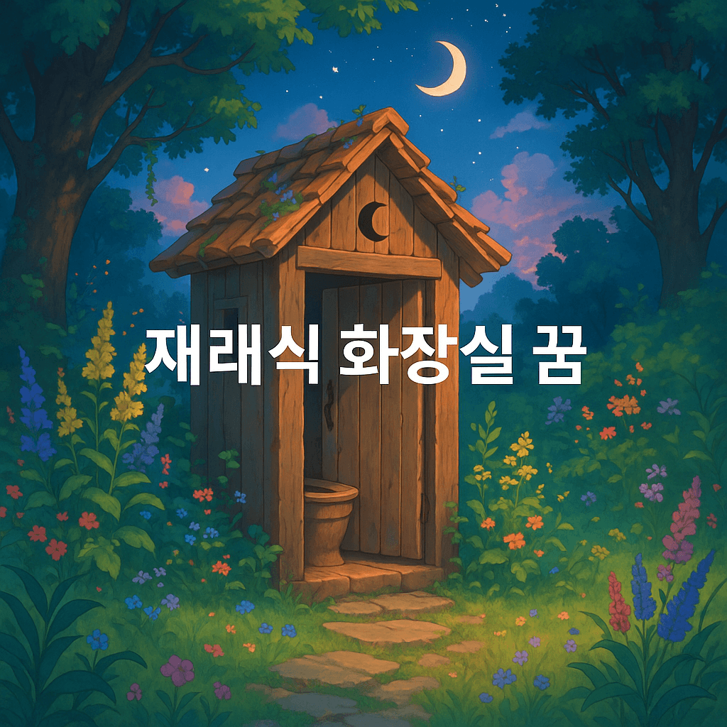 재래식 화장실 꿈 해몽